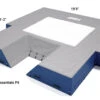 Gill Essentials Pole Vault Landing Pit -Athletic Shop 2158 01