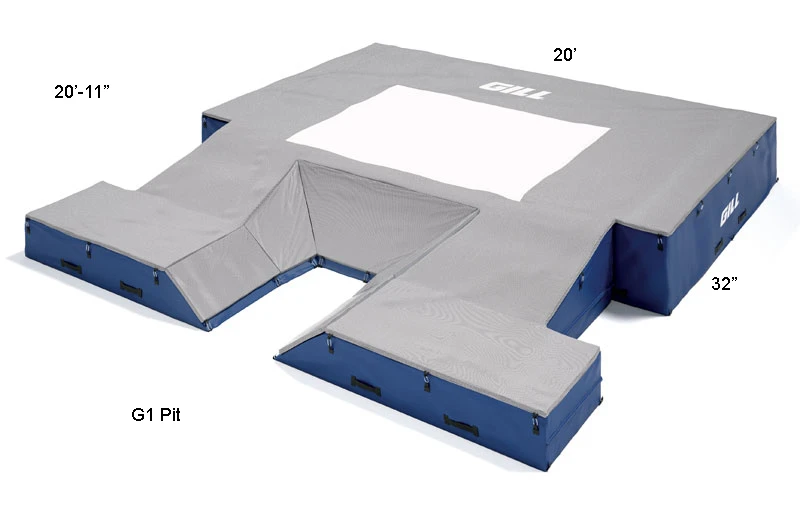Gill G1 Pole Vault Landing Pit 3 Gill G1 Pole Vault Landing Pit