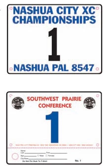 Custom Competitor Bib Numbers