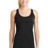 Sport-Tek® Ladies PosiCharge® Competitor⢠Racerback Tank 1 Sport-Tek® Ladies PosiCharge® Competitor⢠Racerback Tank -Athletic Shop 7327 Black 1 LST356BlackModelFront 1200W