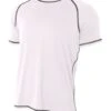 A4 Raglan Crew W Flatlock Stitching -Athletic Shop 8150 fl