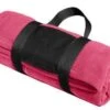 Fleece Blanket With Carrying Strap 2 Fleece Blanket With Carrying Strap -Athletic Shop BP20 PinkBlossom Folded 071312