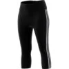 Adidas 3S Capri Tight WOMENS BK -Athletic Shop DU2043