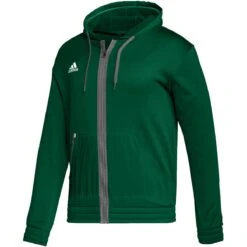 Adidas Team Issue Mens Full Zip Hoodie