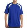Sport-Tek Dry-Zone Colorblock Crew 2 Sport-Tek Dry-Zone Colorblock Crew -Athletic Shop T478 TrueRoyal Model Front 080810