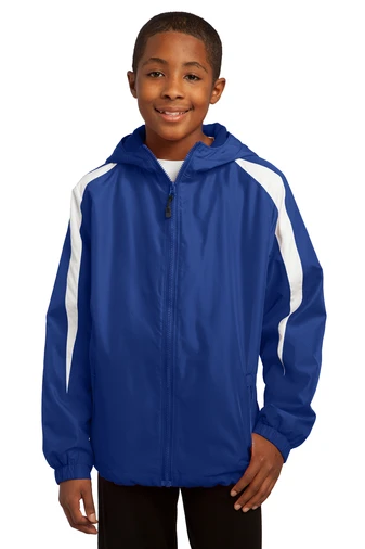 Sport-Tek Youth Fleece Lined Colorblock Jacket 3 Sport-Tek Youth Fleece Lined Colorblock Jacket